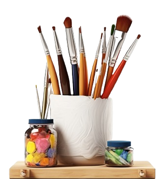 Utensilios de arte y pintura